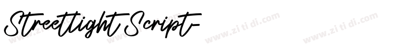 Streetlight Script字体转换